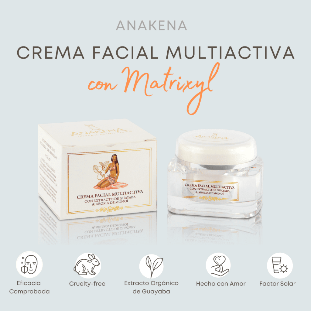 crema facial multiactiva Anakena con Matrixyl