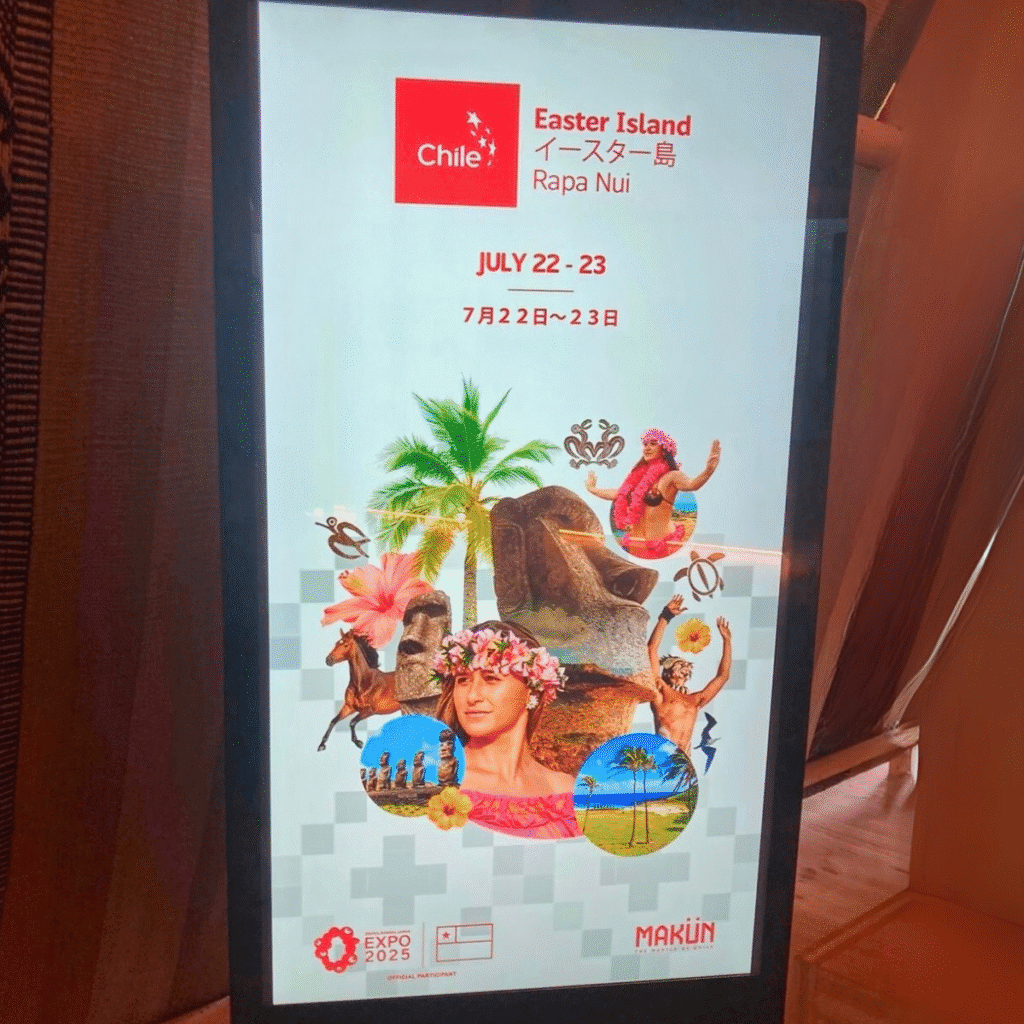 Rapa Nui stand at the World Expo Osaka 2025 with presence of Anakena